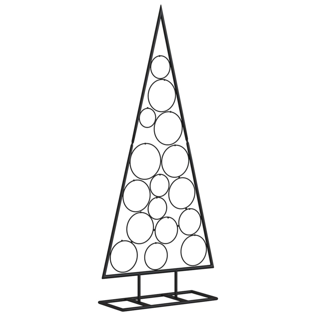 Juletre til dekorasjon metall svart 125 cm
