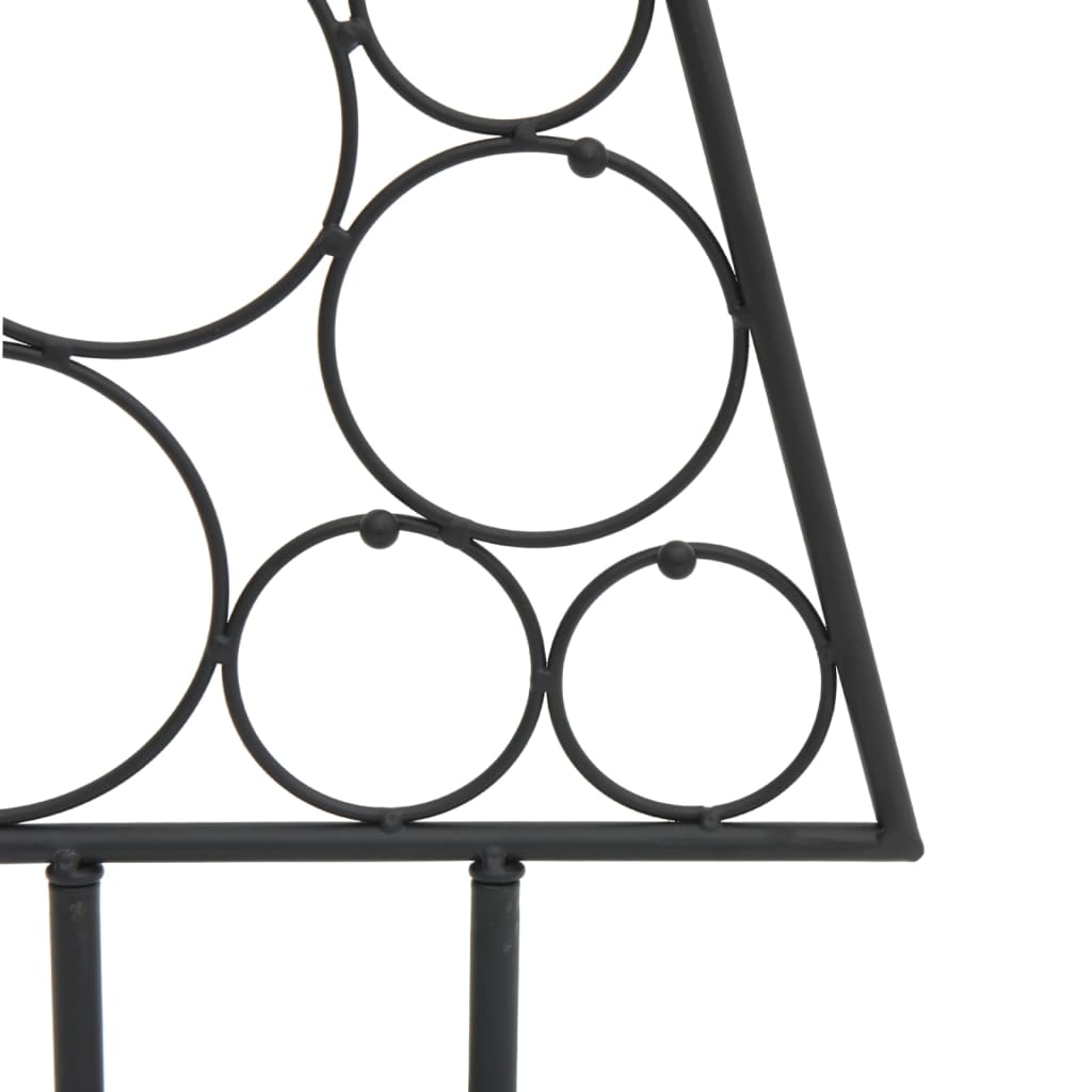 Juletre til dekorasjon metall svart 125 cm