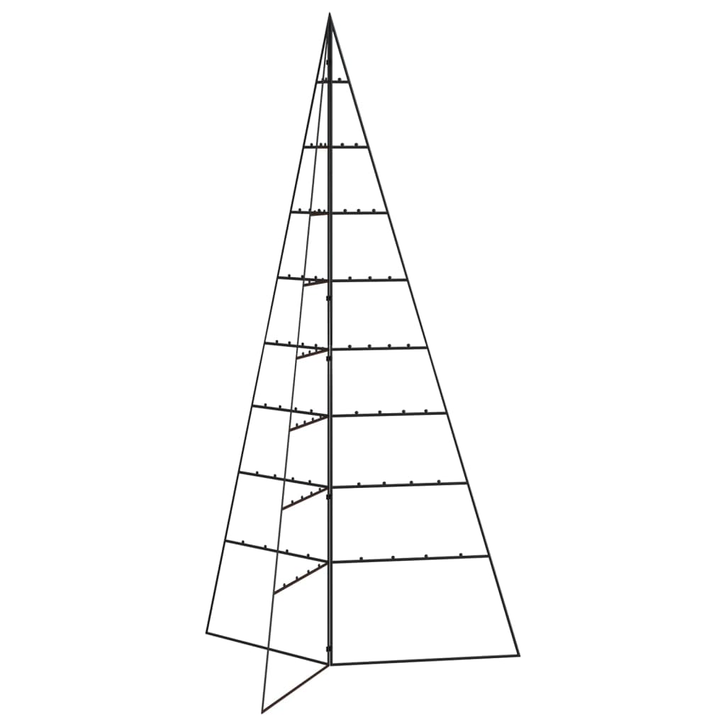 Juletre til dekorasjon metall svart 180 cm