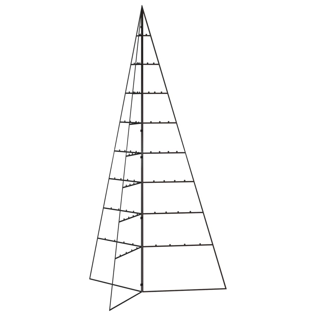 Juletre til dekorasjon metall svart 180 cm