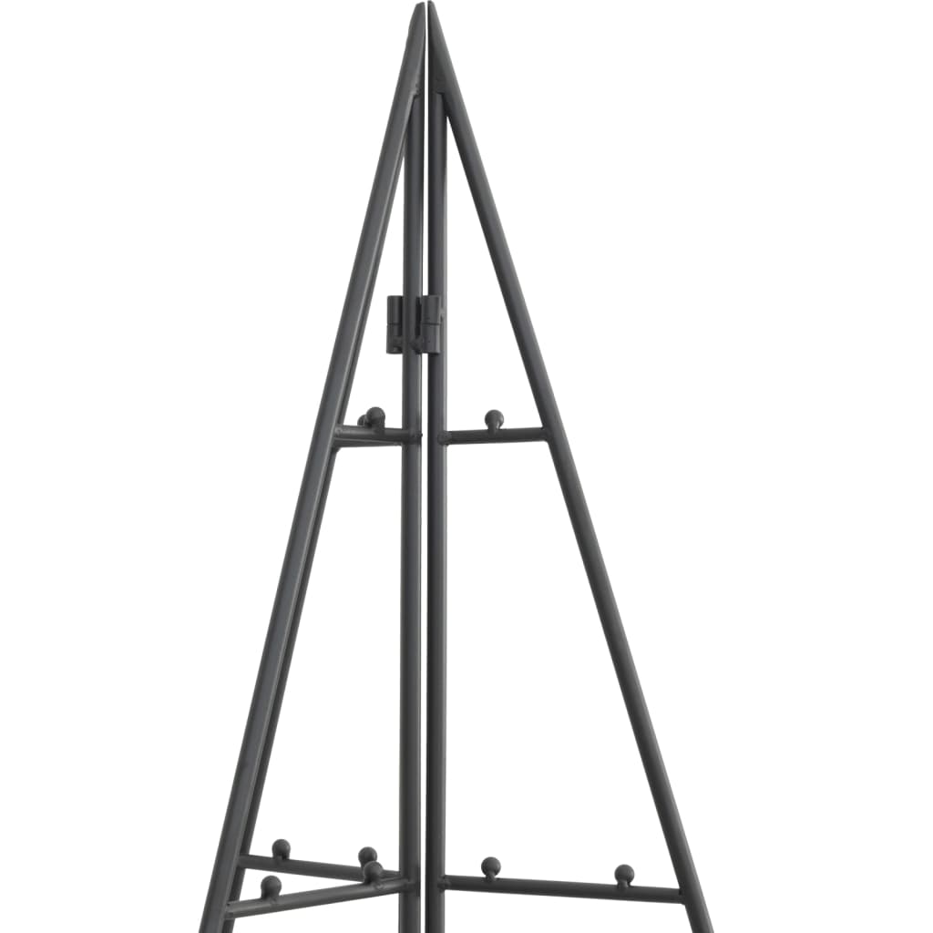 Juletre til dekorasjon metall svart 180 cm