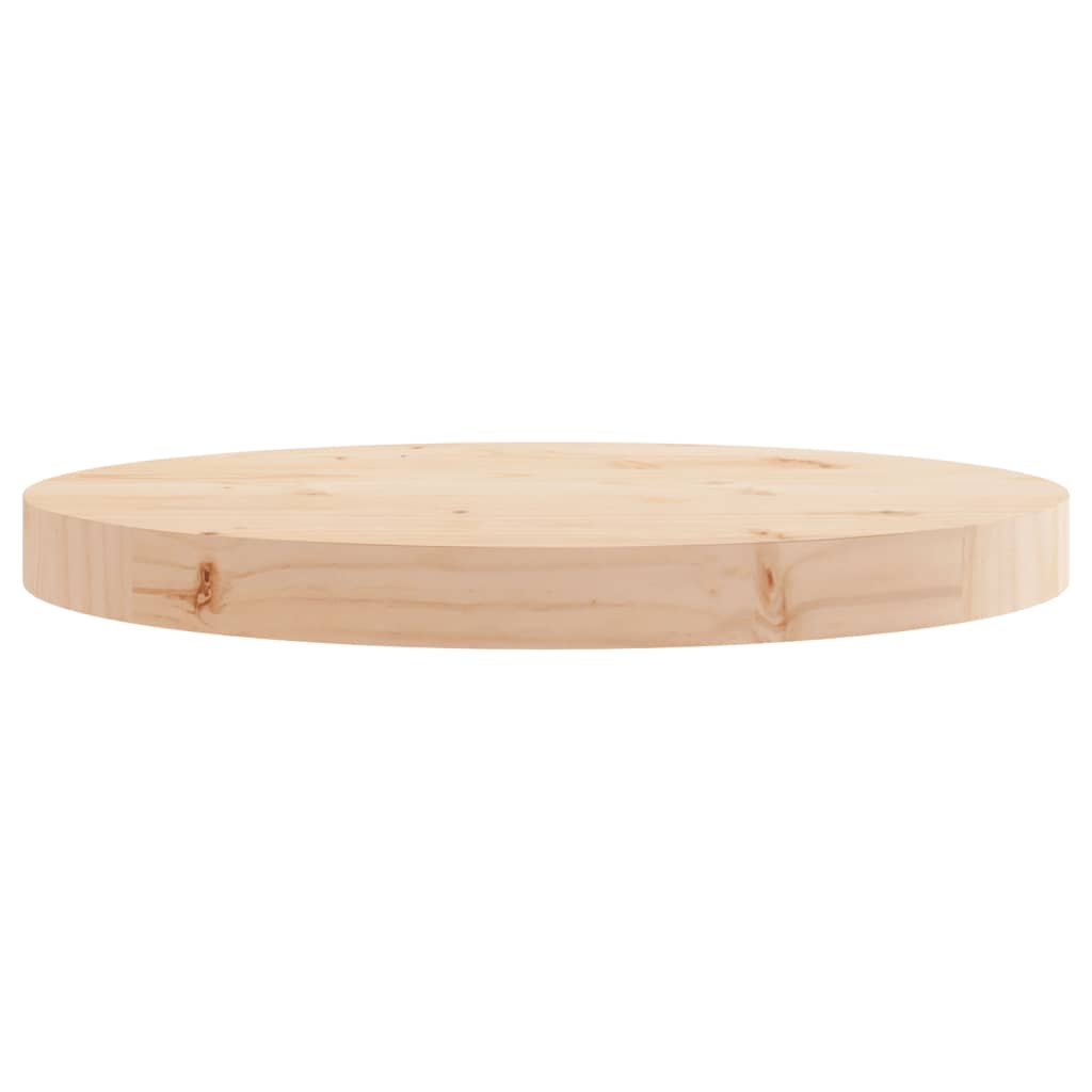 Bordplate rund Ø40x3 cm heltre furu