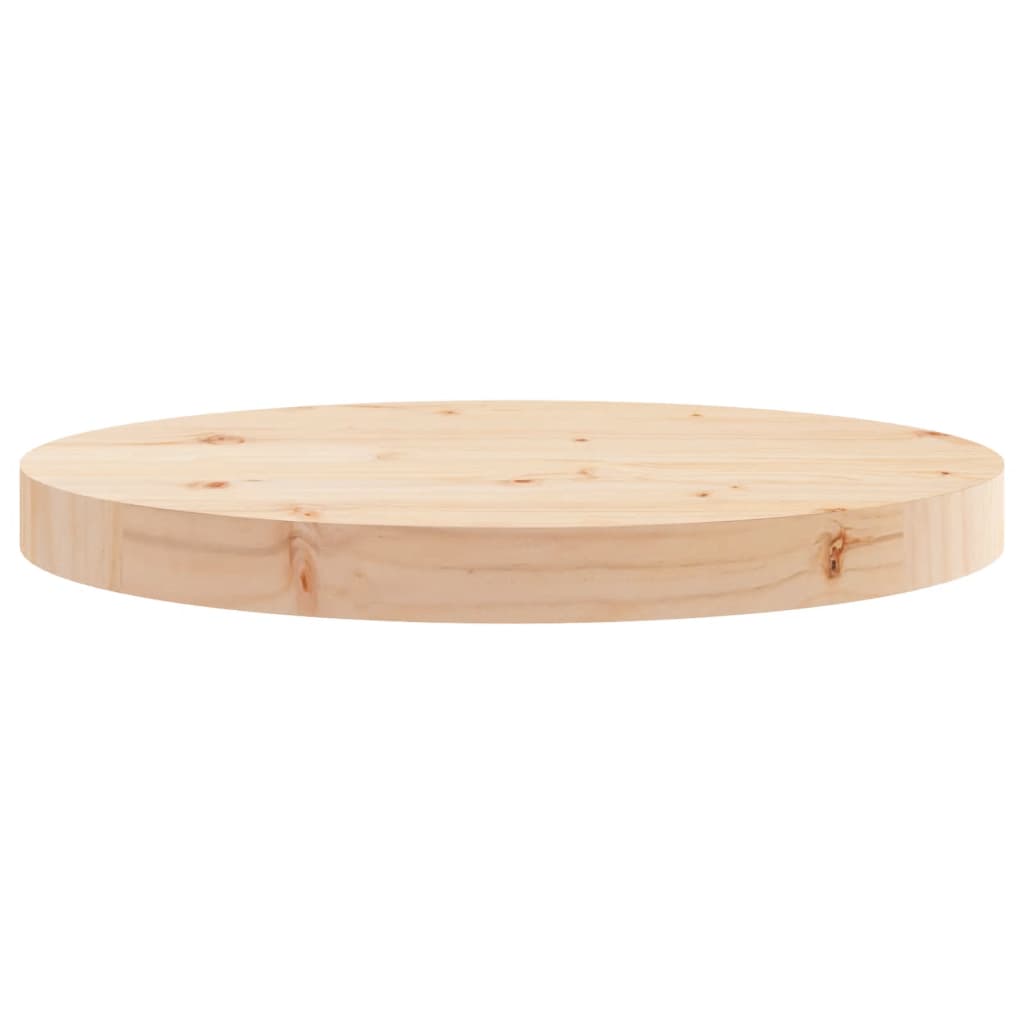 Bordplate rund Ø40x3 cm heltre furu