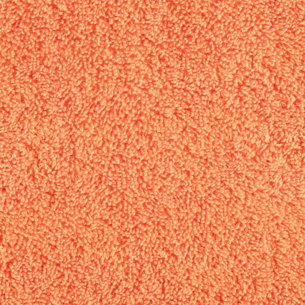 Premium håndklær 10 stk oransje 50x100 cm 600 g/m2 100 % bomull