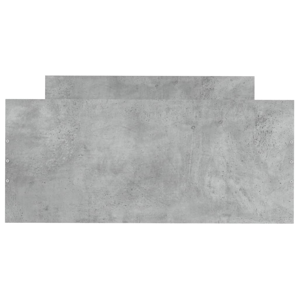 Sengeramme betonggrå 90x200 cm konstruert tre