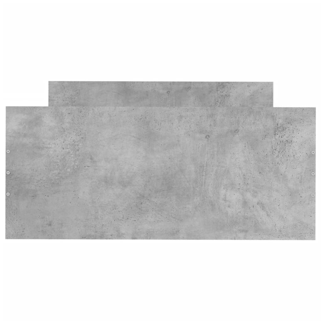 Sengeramme betonggrå 90x190 cm konstruert tre