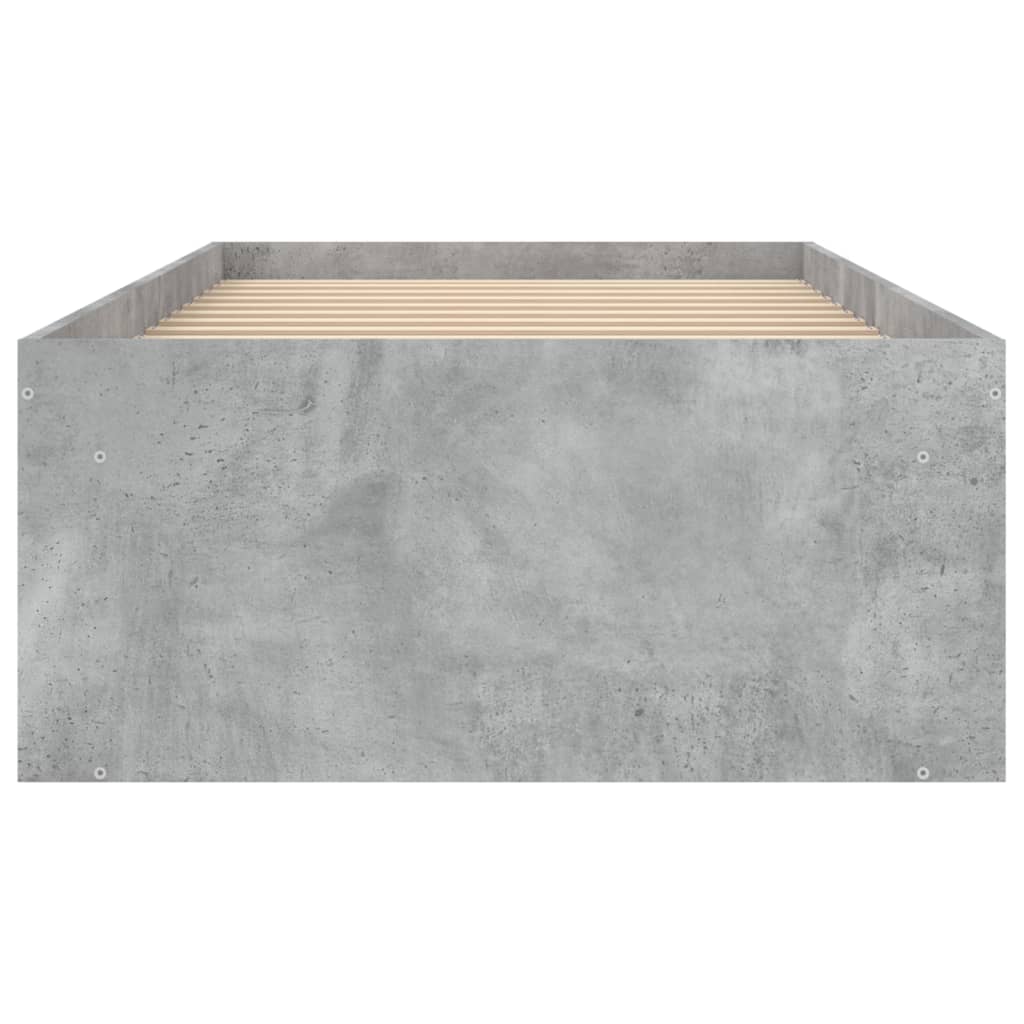 Sengeramme betonggrå 75x190 cm