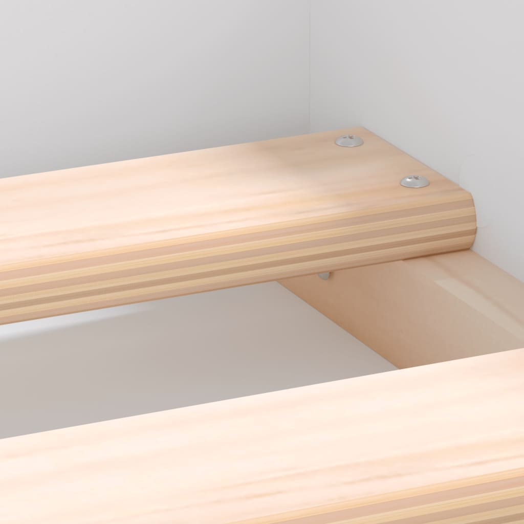 Sengeramme hvit 200x200 cm