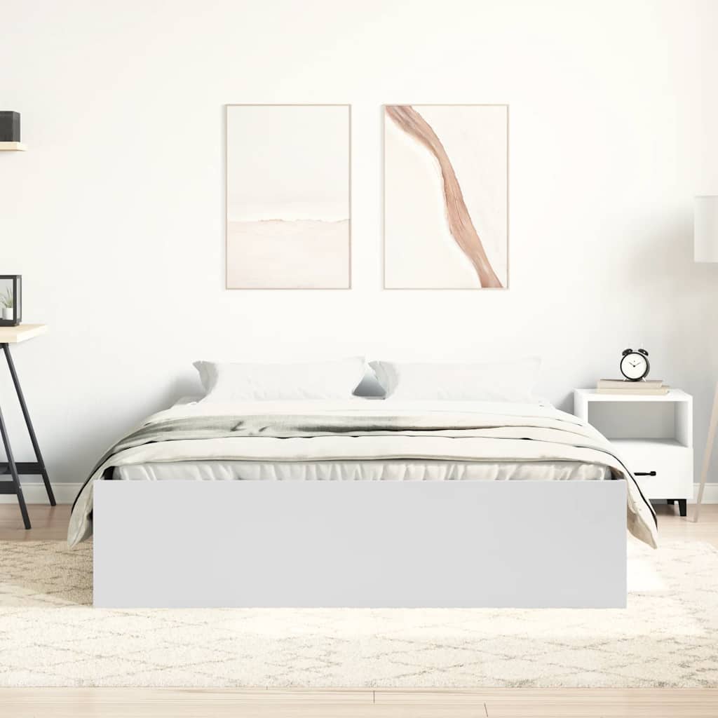 Sengeramme hvit 135x190 cm