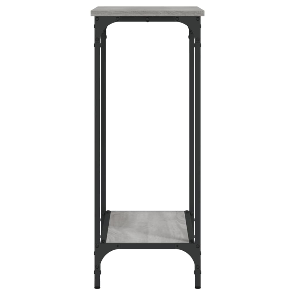 Konsollbord grå sonoma 75x30,5x75 cm konstruert tre