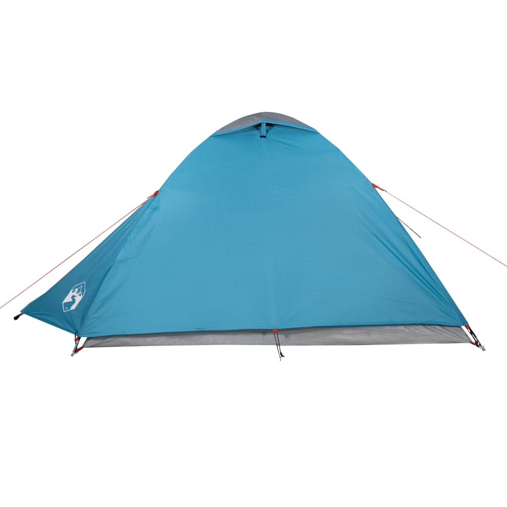 Kuppeltelt for camping 1 person blå vanntett