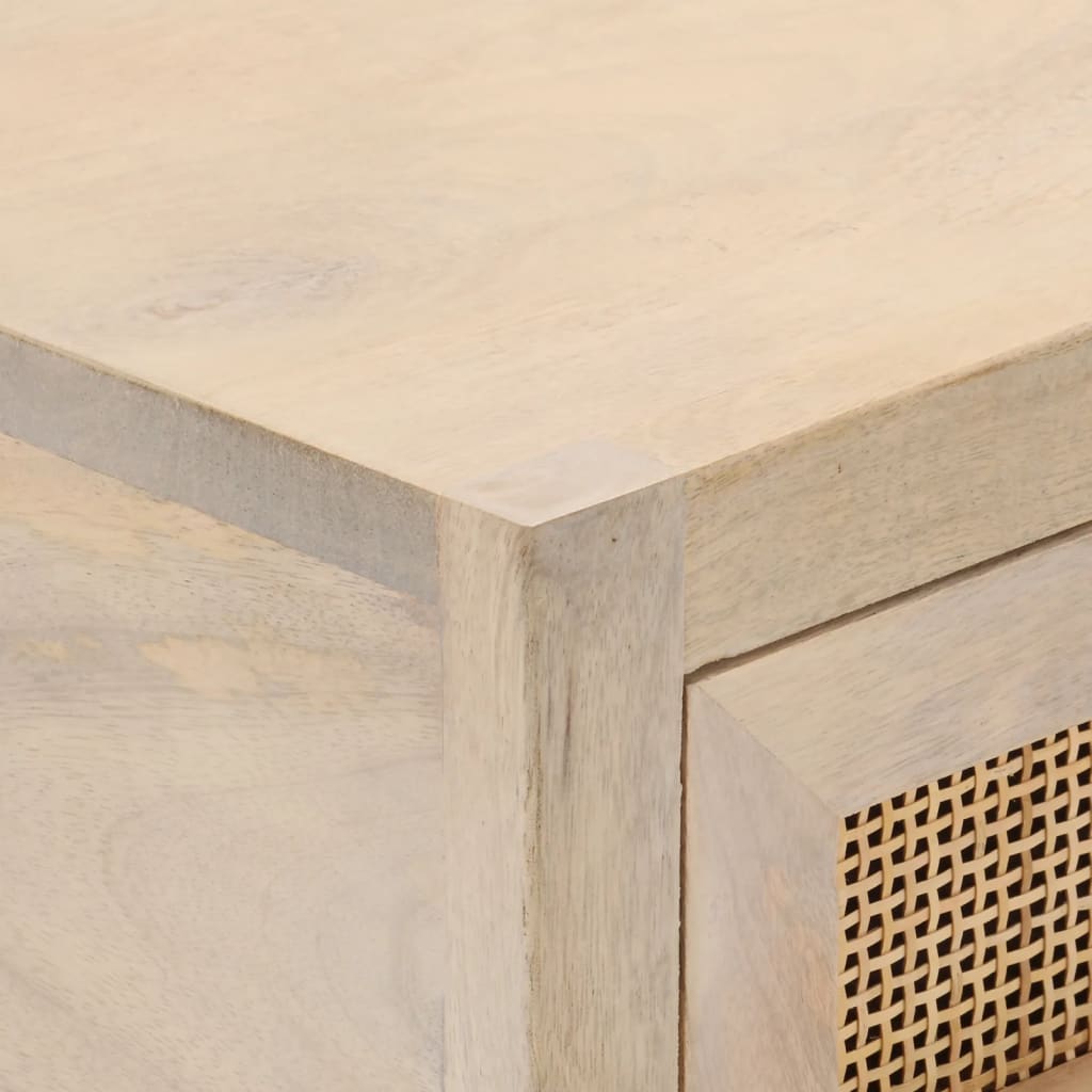 Konsollbord 90x30x76 cm heltre mango og jern