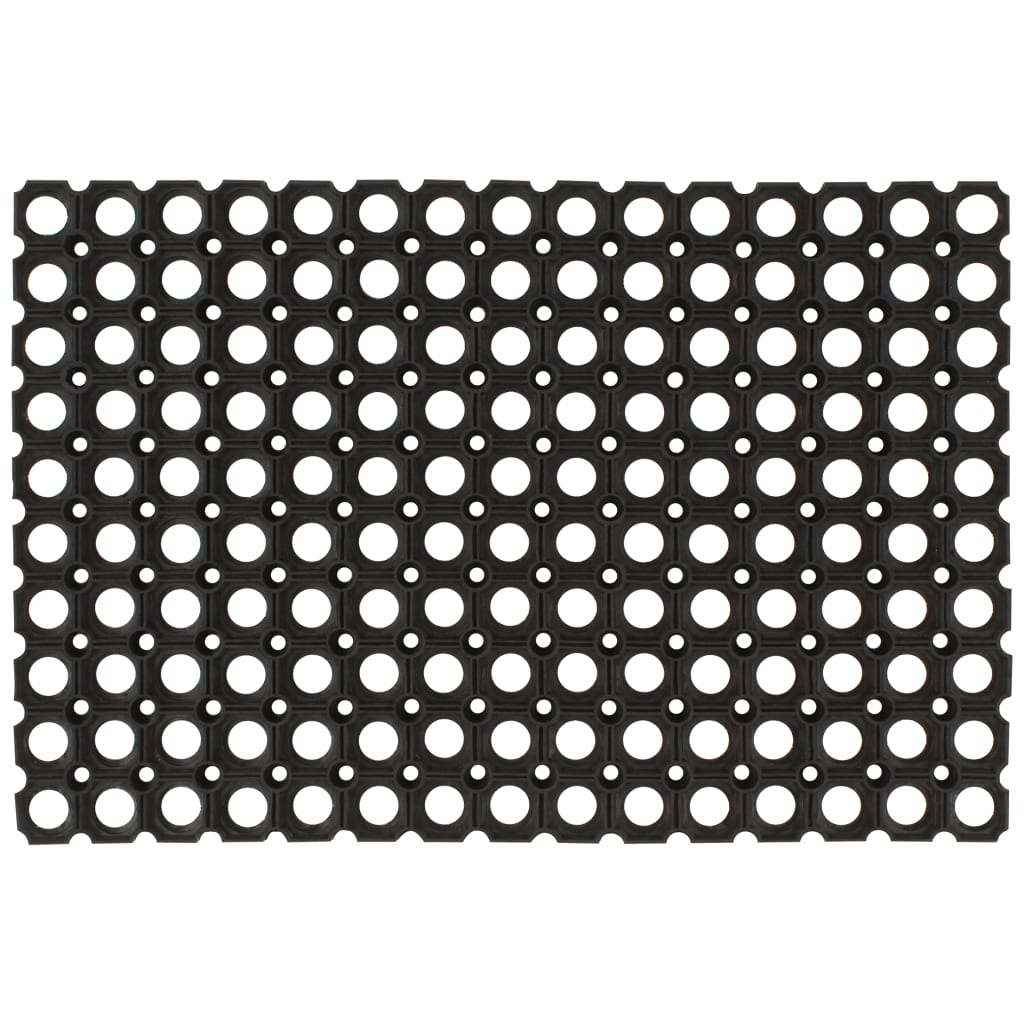 Dørmatte rektangulær 40x60 cm gummi