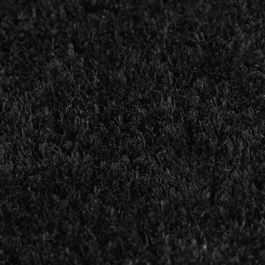 Dørmatter 5 stk svart 40x60 cm tuftet kokosfiber
