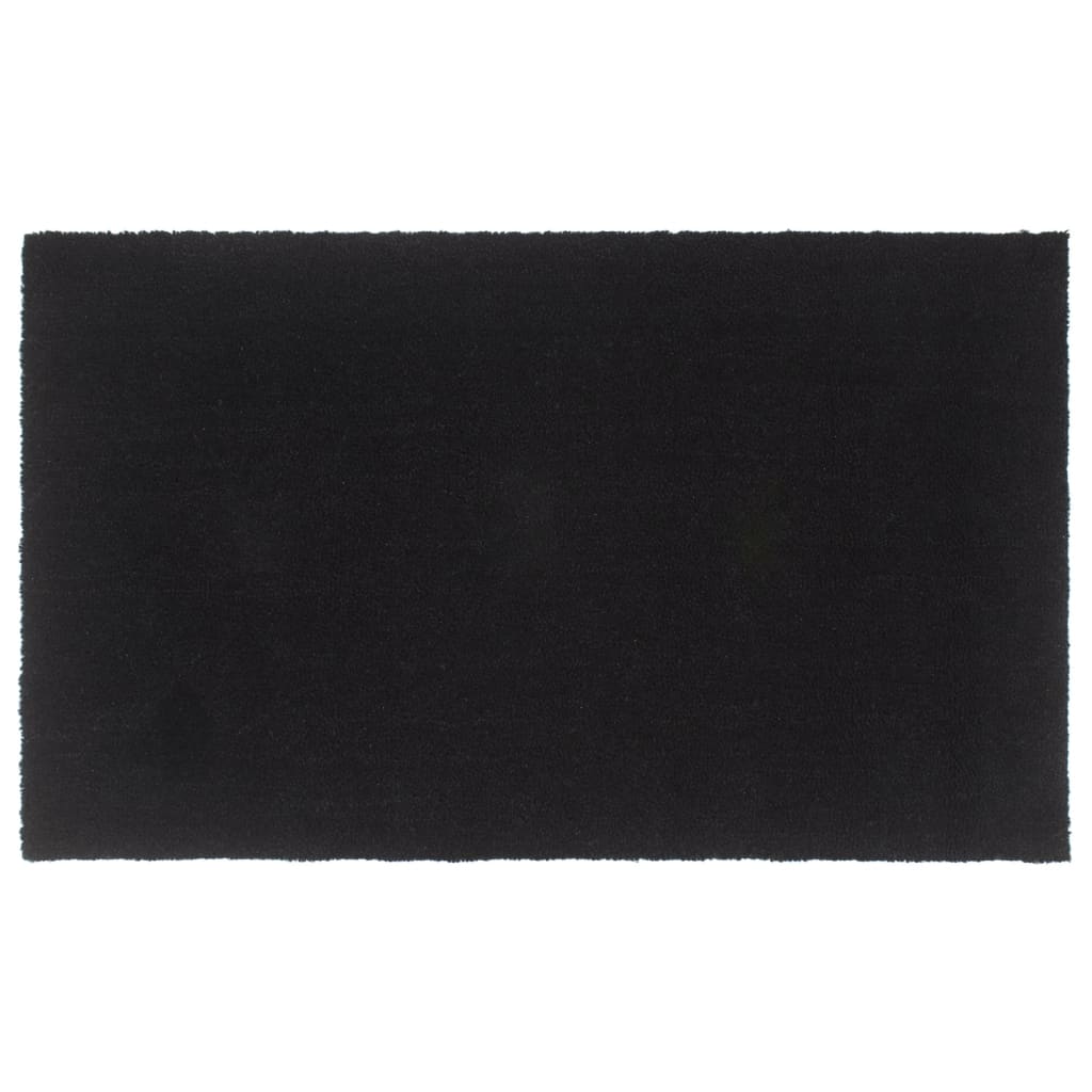 Dørmatte svart 90x150 cm tuftet kokosfiber