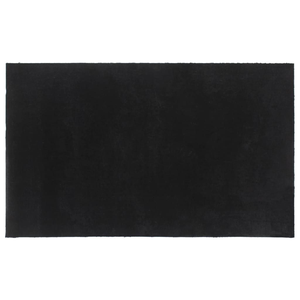 Dørmatte svart 90x150 cm tuftet kokosfiber