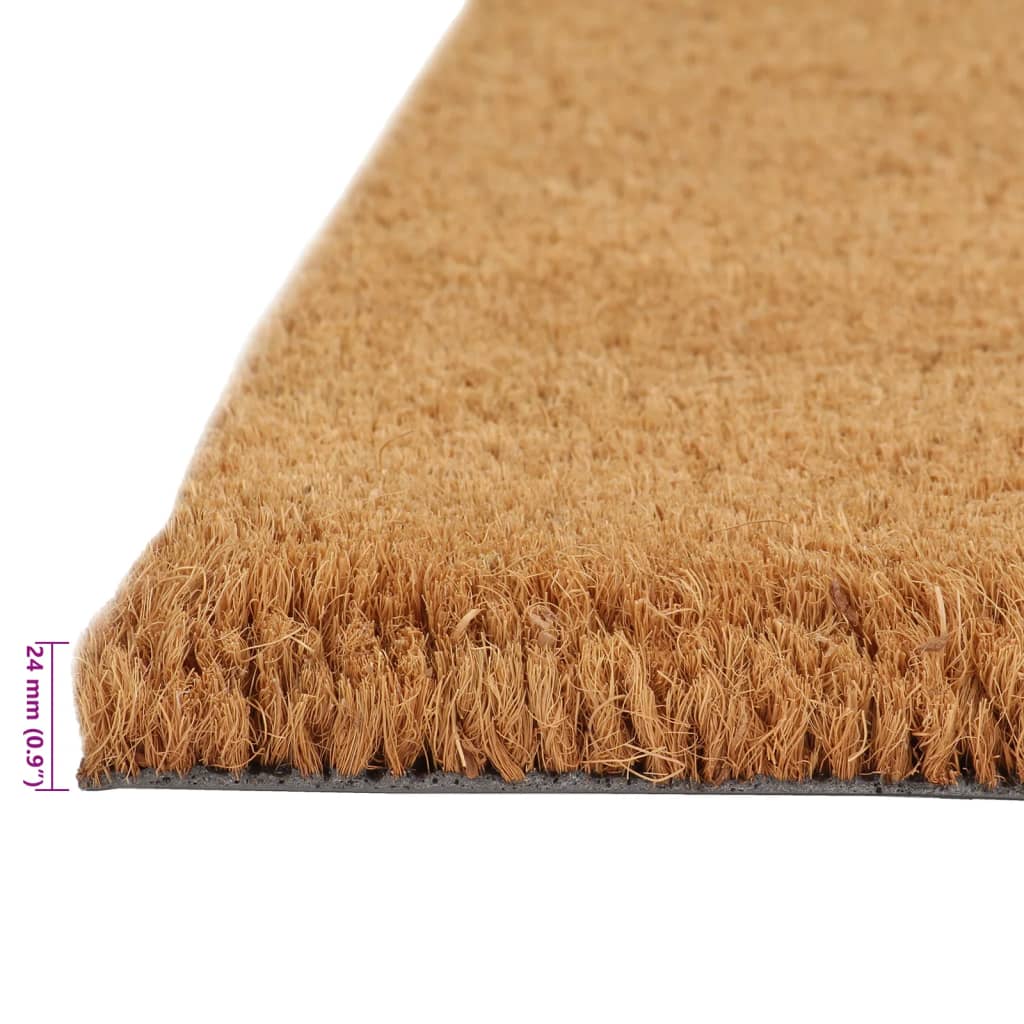 Dørmatter 5 stk naturlig 40x60 cm tuftet kokosfiber