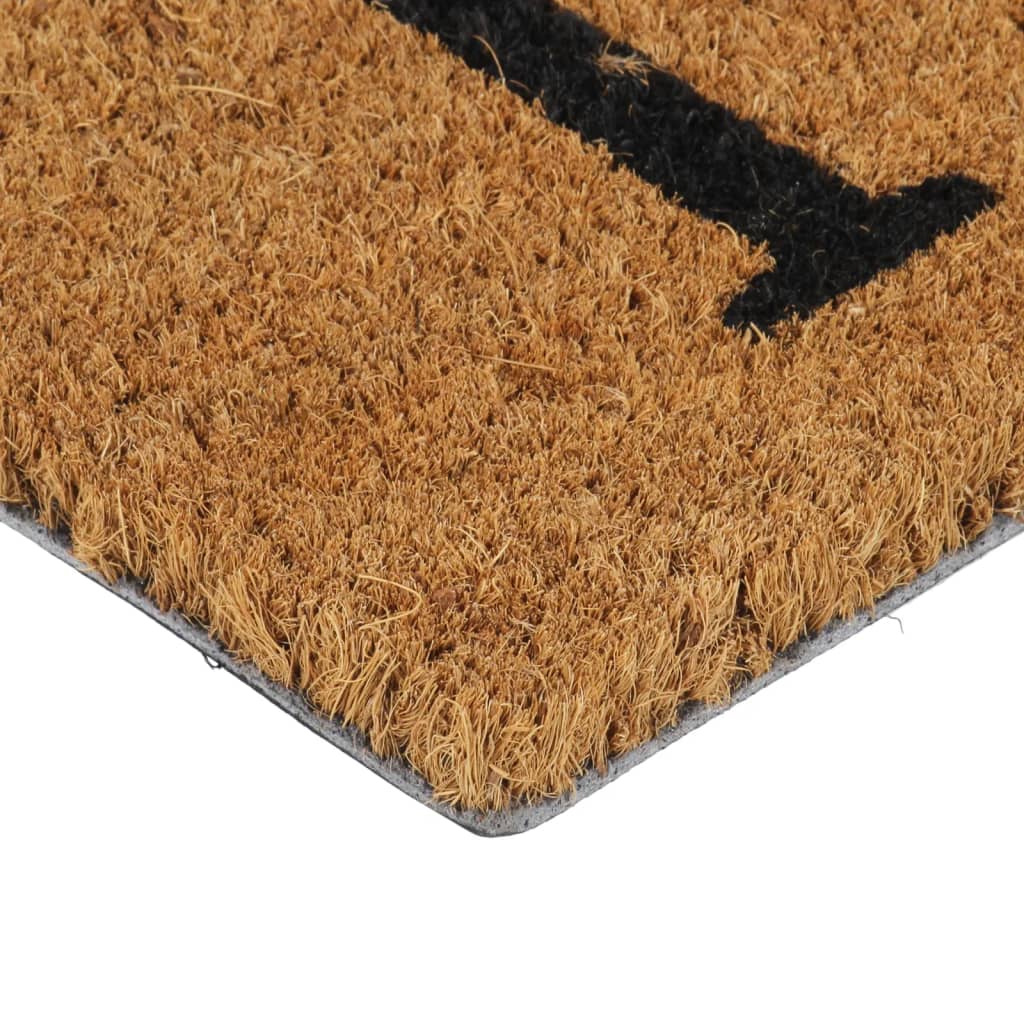 Dørmatte naturlig 40x60 cm tuftet kokosfiber