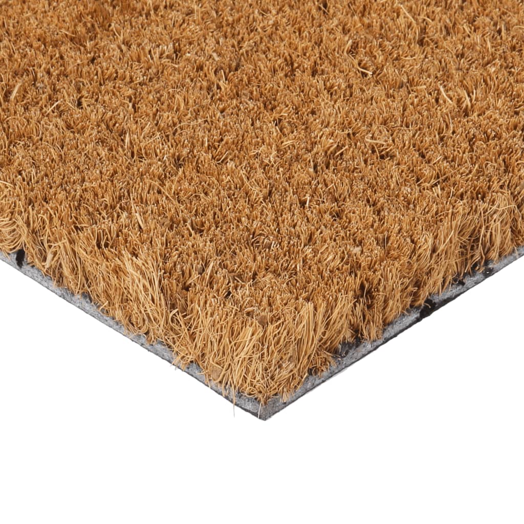 Dørmatte naturlig 40x60 cm tuftet kokosfiber