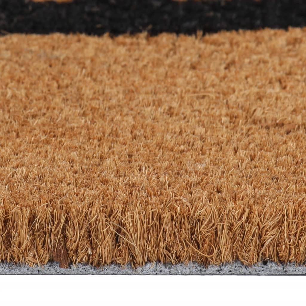 Dørmatte naturlig 40x60 cm tuftet kokosfiber