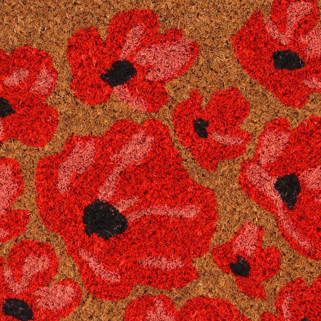 Dørmatte naturlig 45x75 cm tuftet kokosfiber