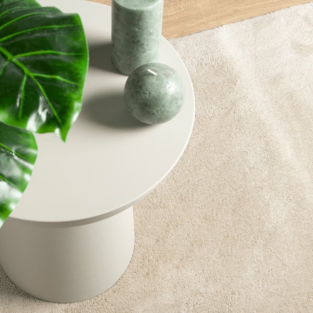 Teppe OVIEDO kort luv beige 120x170 cm