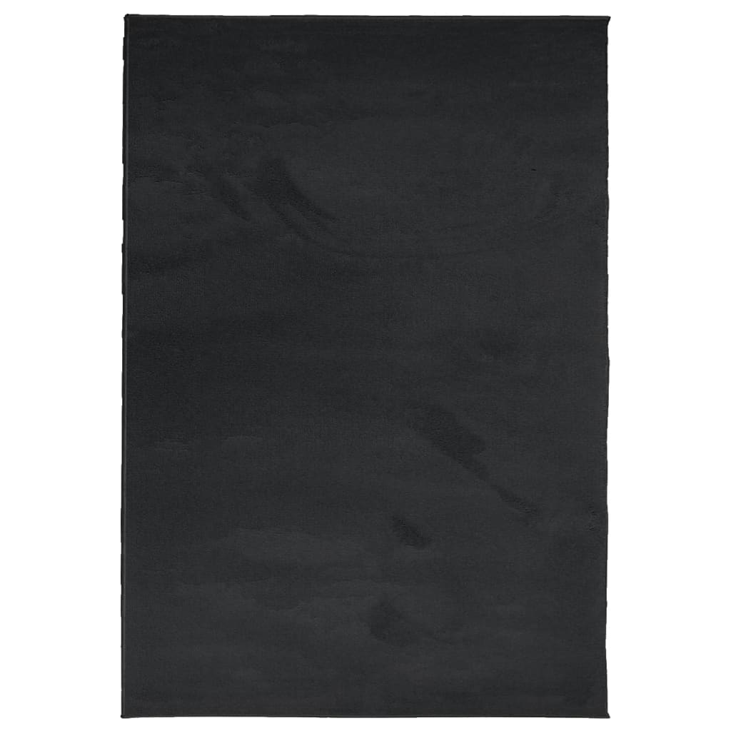 Teppe OVIEDO kort luv svart 160x230 cm