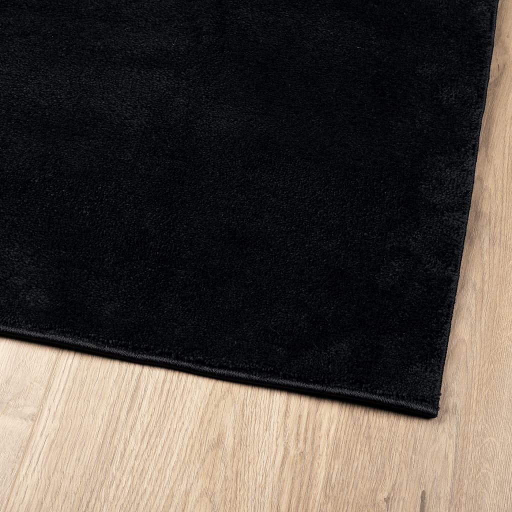 Teppe OVIEDO kort luv svart 160x230 cm