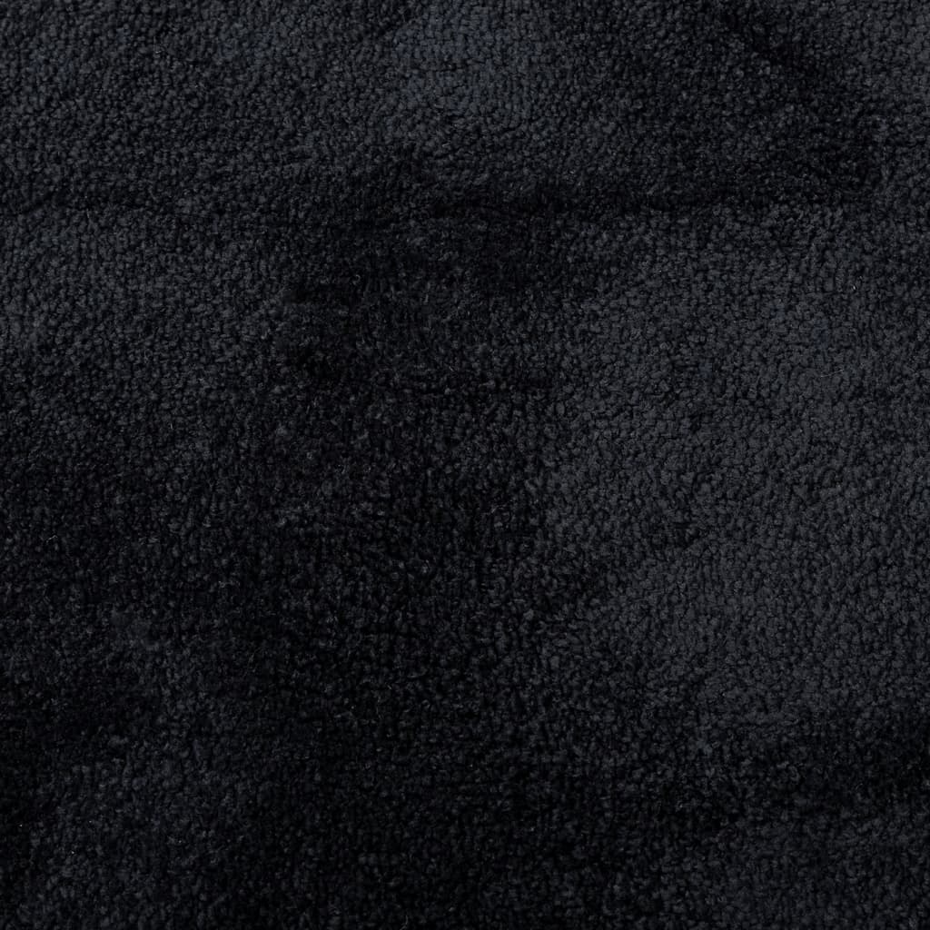 Teppe OVIEDO kort luv svart 160x230 cm