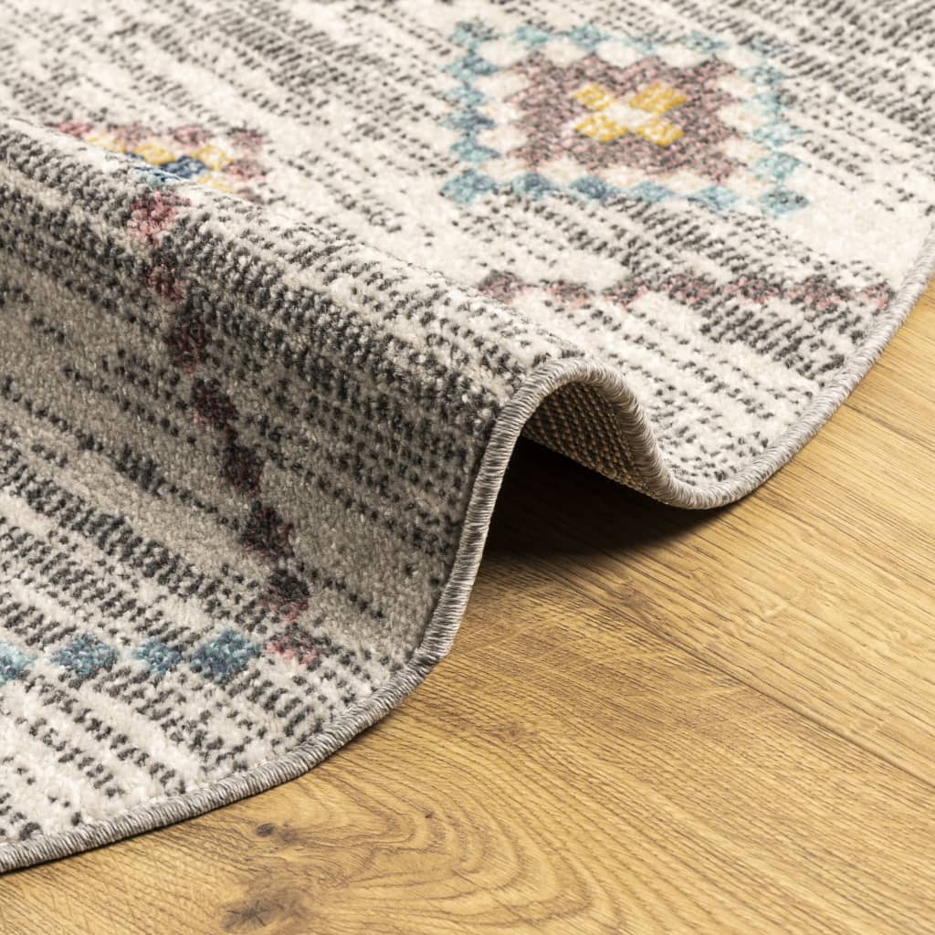 Teppe ARBIZU innendørs og utendørs vintage design Ø 120 cm