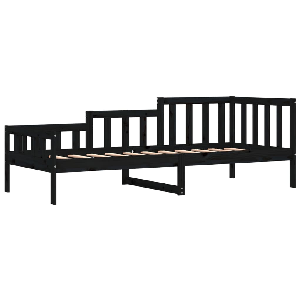 Dagseng svart 90x190 cm heltre furu