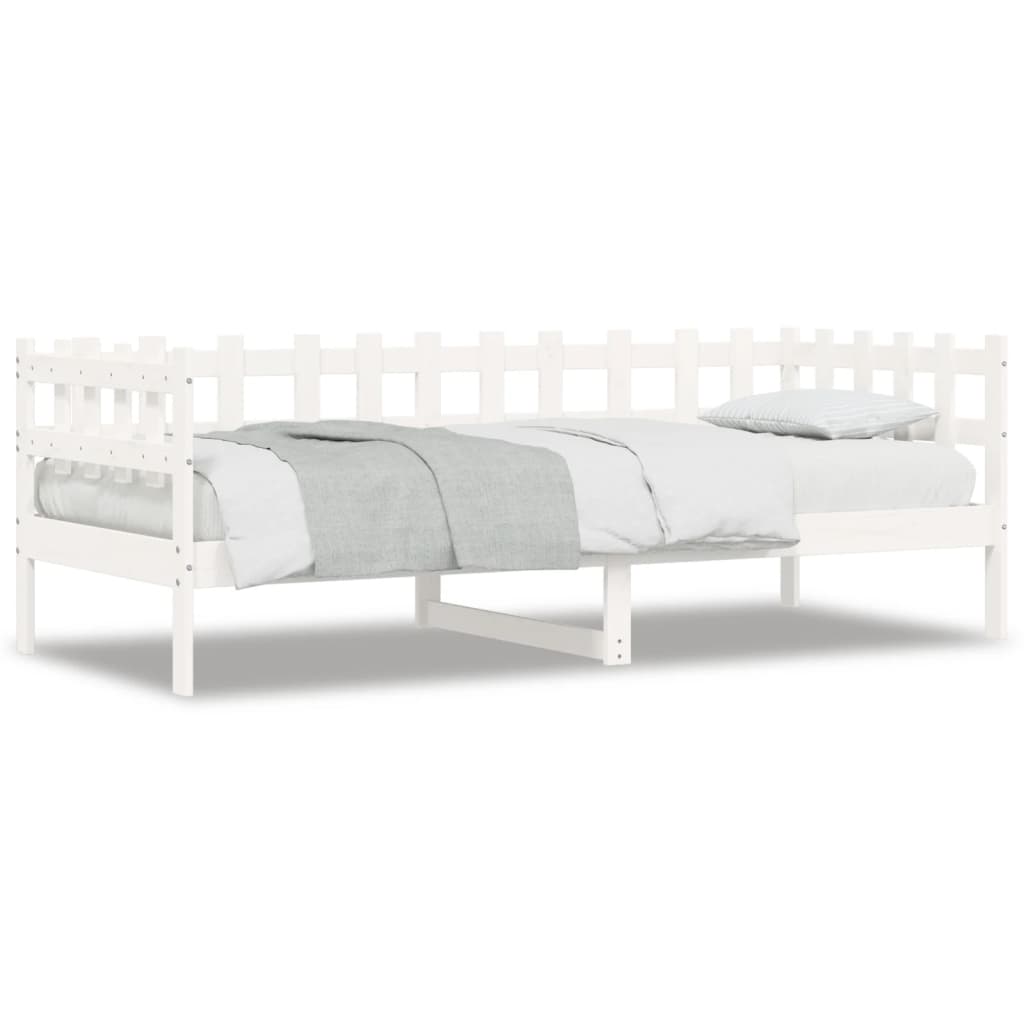 Dagseng uten madrass hvit 90x190 cm heltre furu