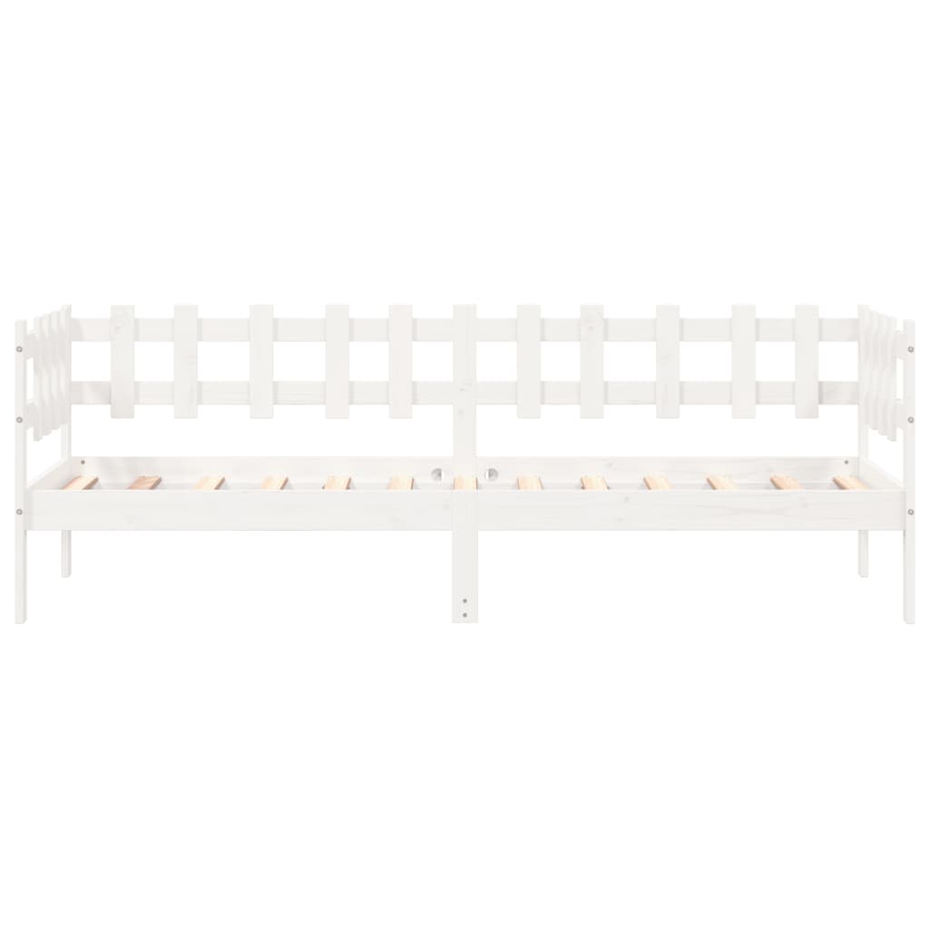 Dagseng uten madrass hvit 90x190 cm heltre furu