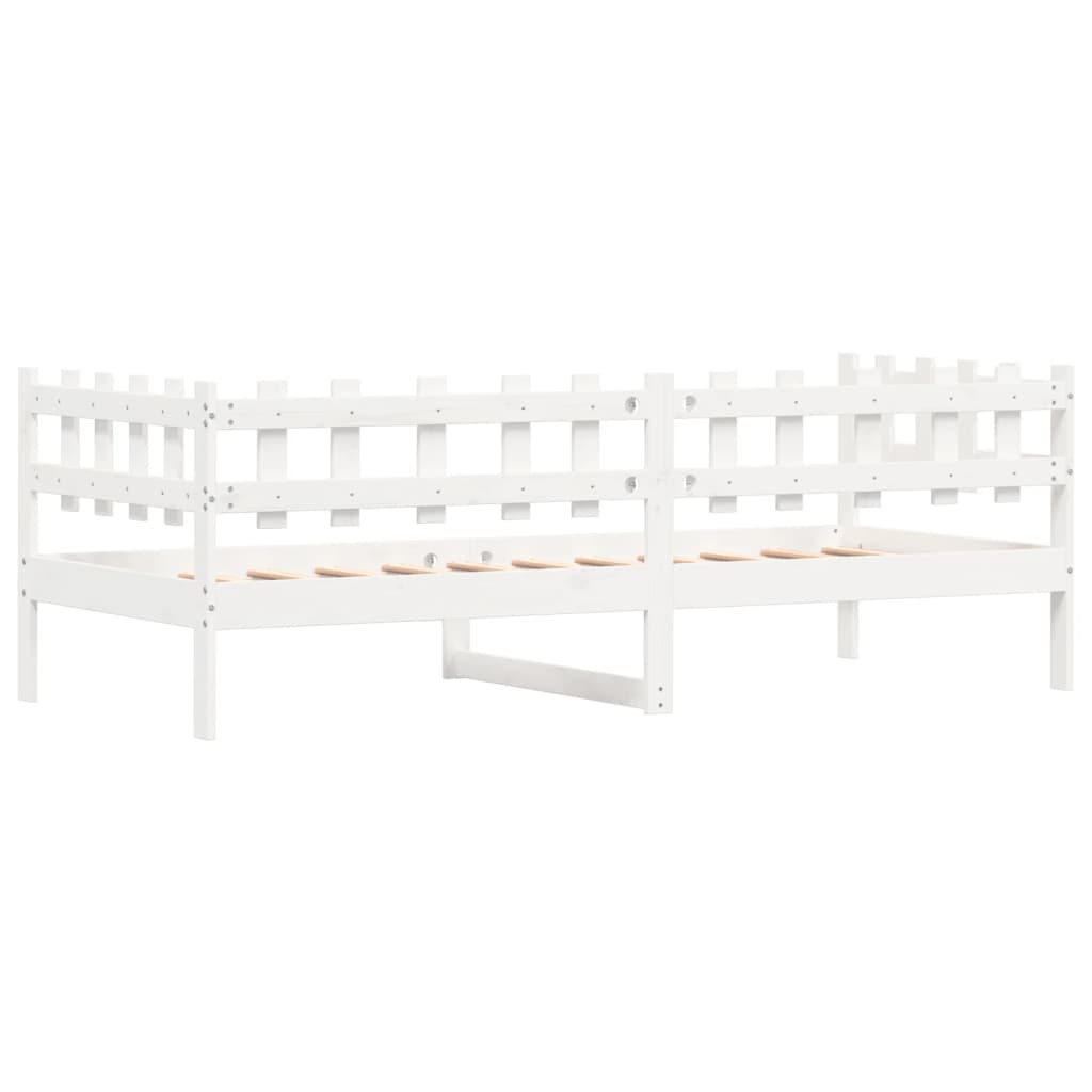 Dagseng uten madrass hvit 90x190 cm heltre furu