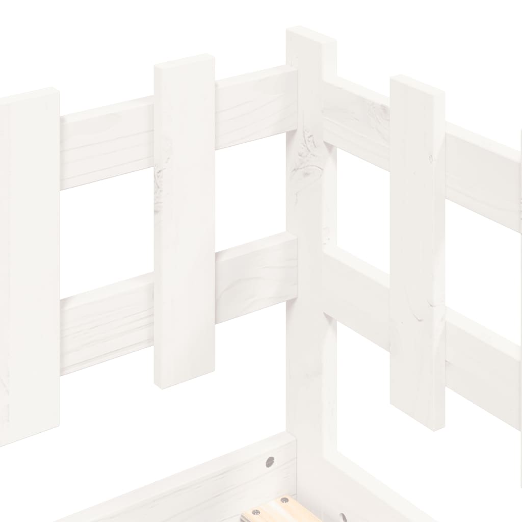 Dagseng uten madrass hvit 90x190 cm heltre furu
