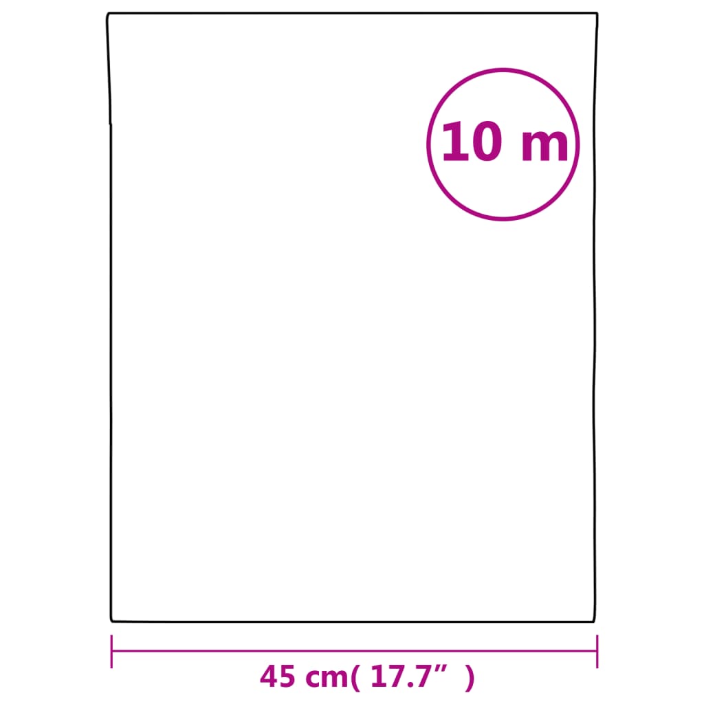 Vindusfilm frostet hvit 45x1000 cm PVC