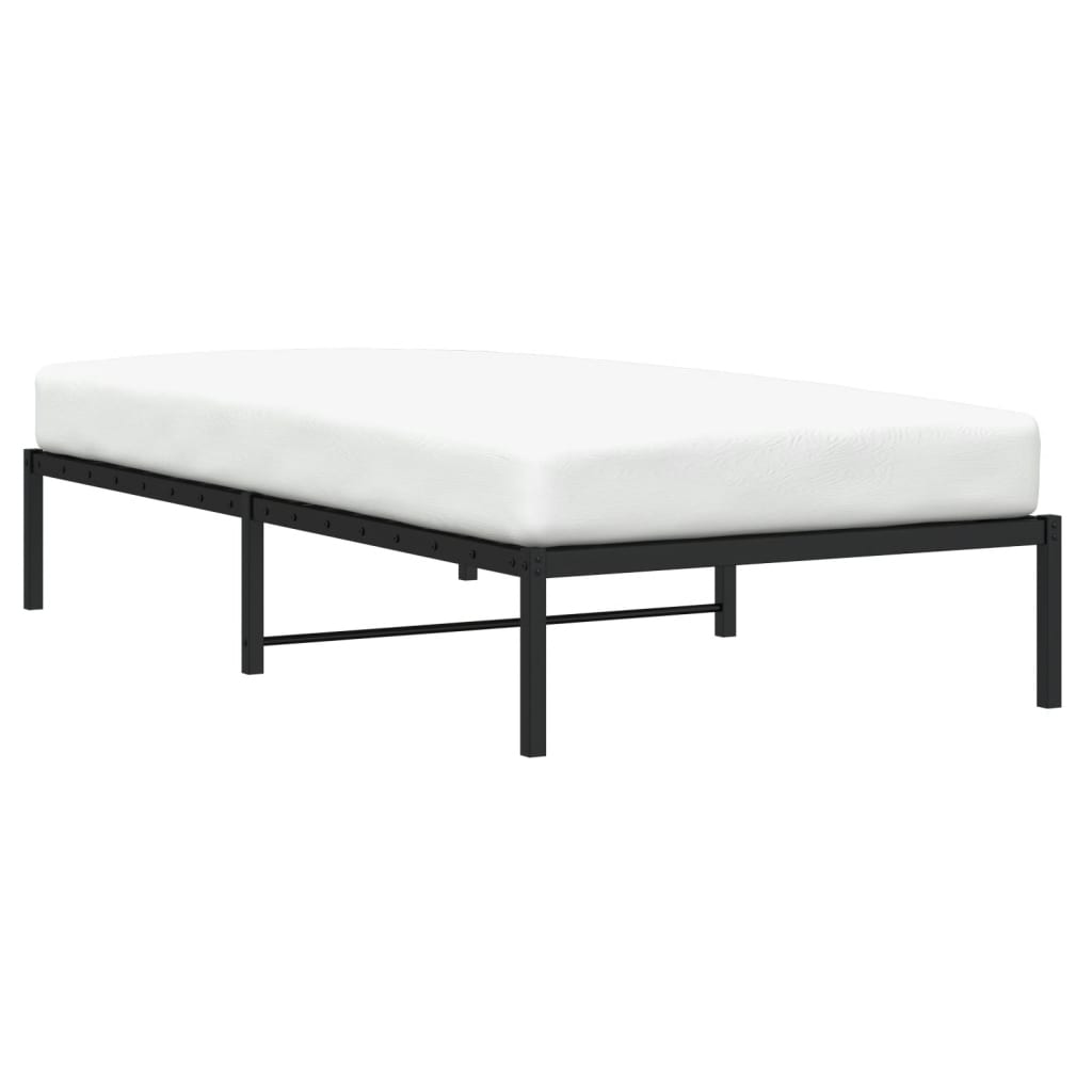 Sengeramme i metall svart 107x203 cm