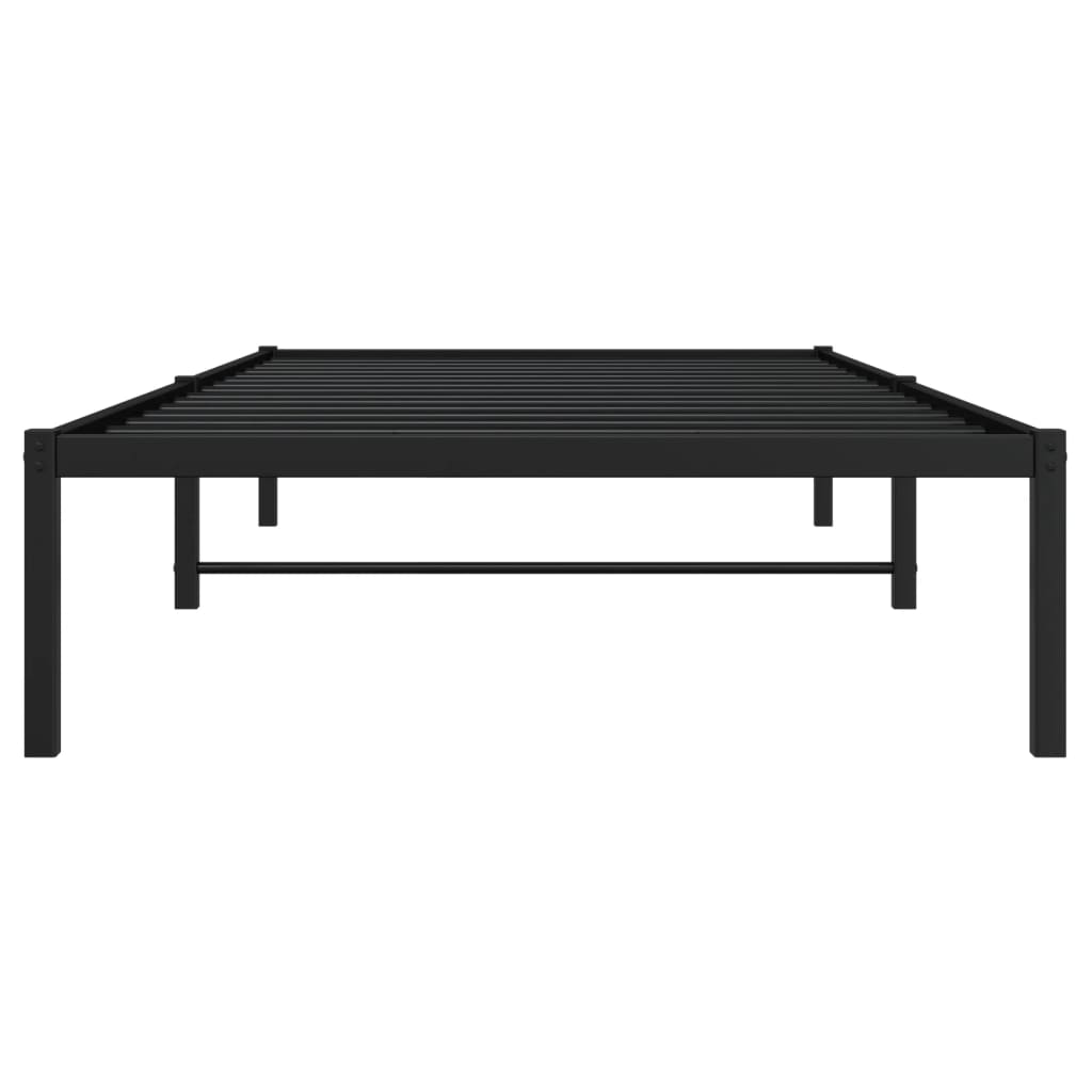 Sengeramme i metall svart 107x203 cm
