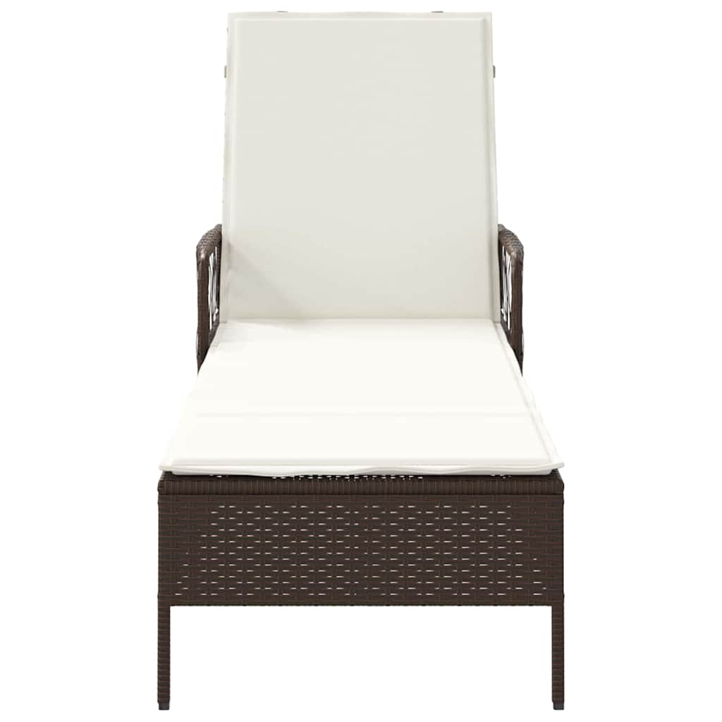 Solseng Brun og kremhvitt PE Rattan 157 x 55 x 92 cm