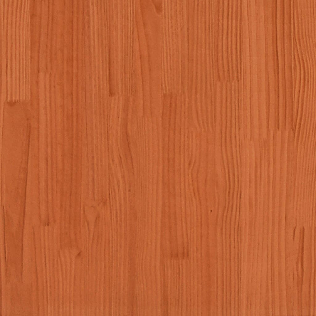 Sengeramme brun 90x200 cm heltre furu