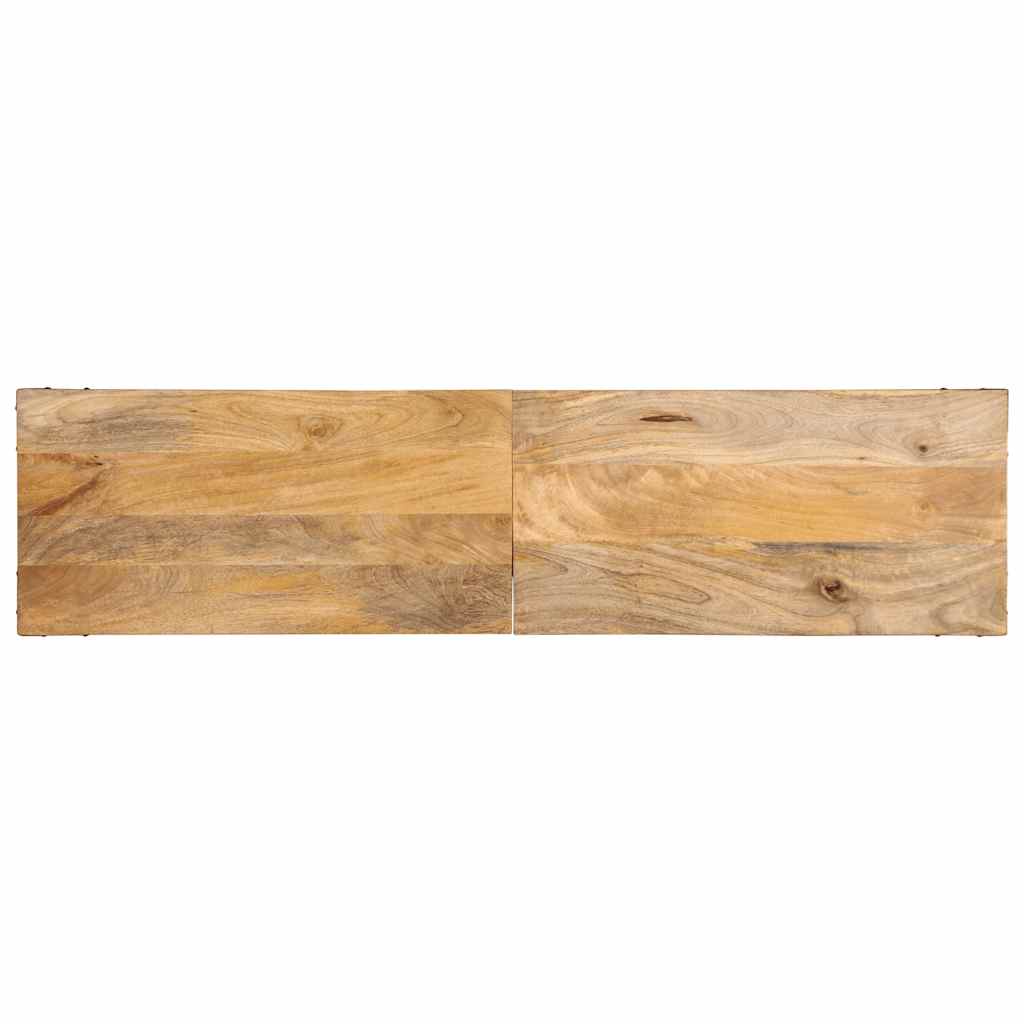 Konsollbord 140x35x70 cm heltre mango