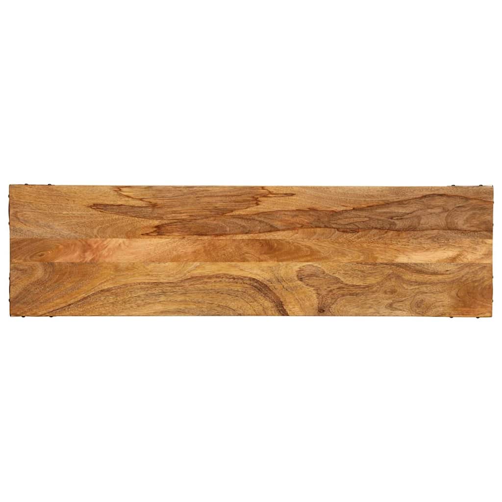Konsollbord 110x30x75 cm grovt heltre mango
