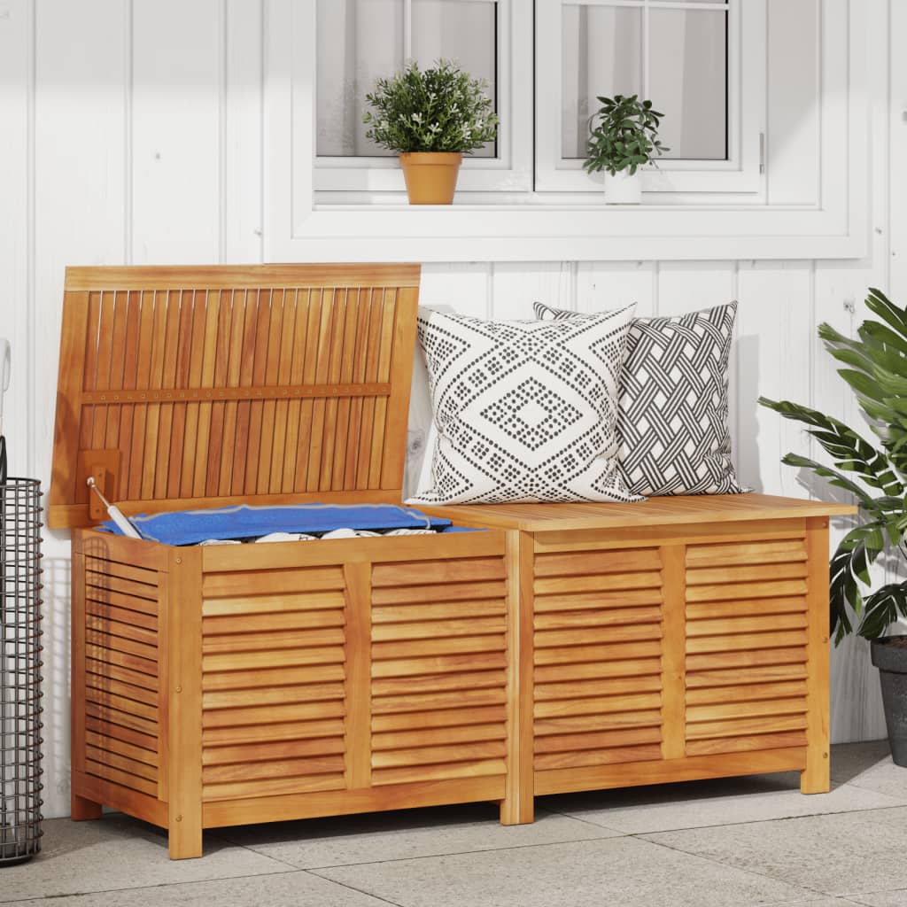 Putekasse med lameller 150x50x56 cm heltre akasie