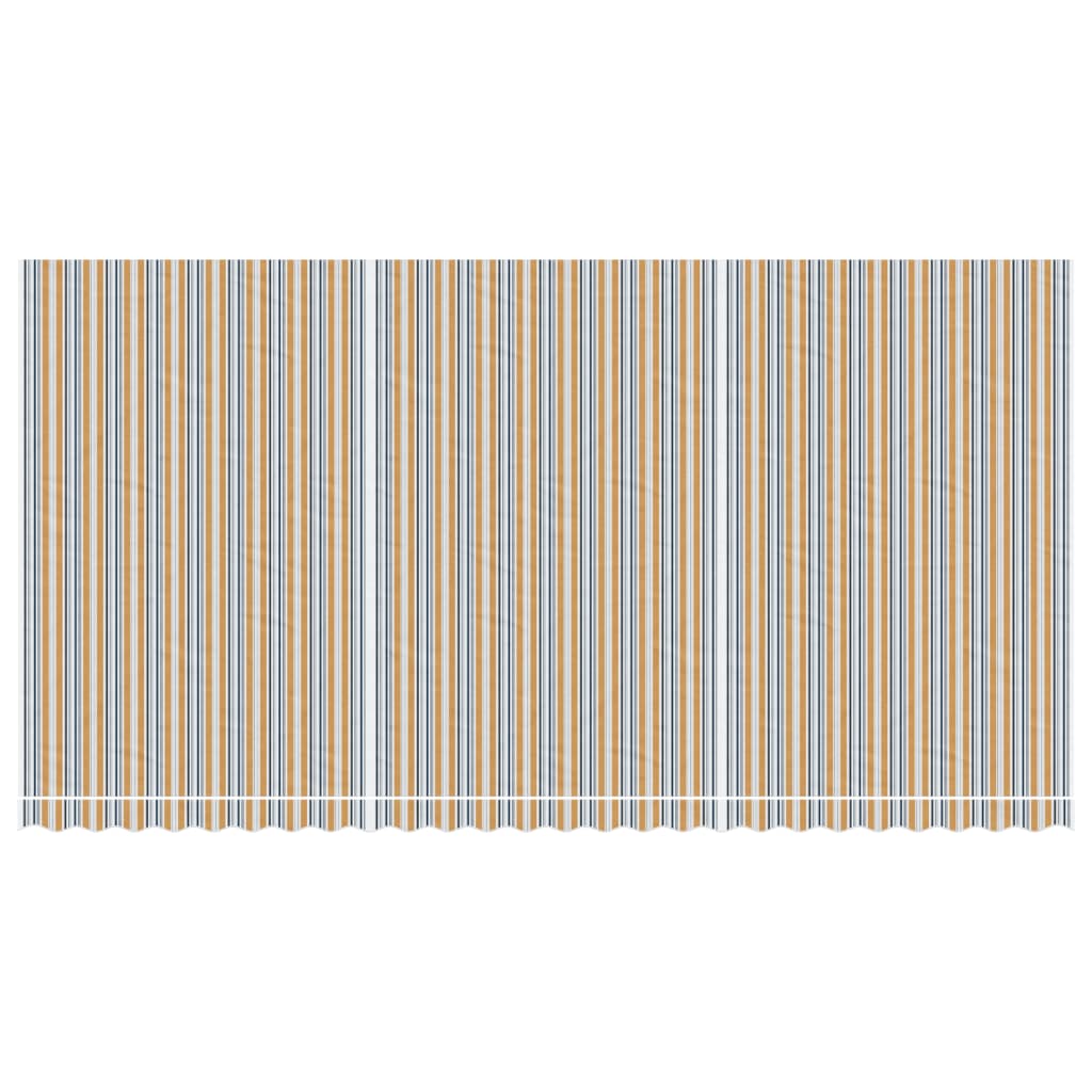 Erstatningsduk for markise flerfarget stripe 6x3 m