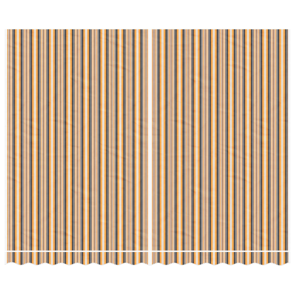 Erstatningsduk for markise flerfarget stripe 4x3 m