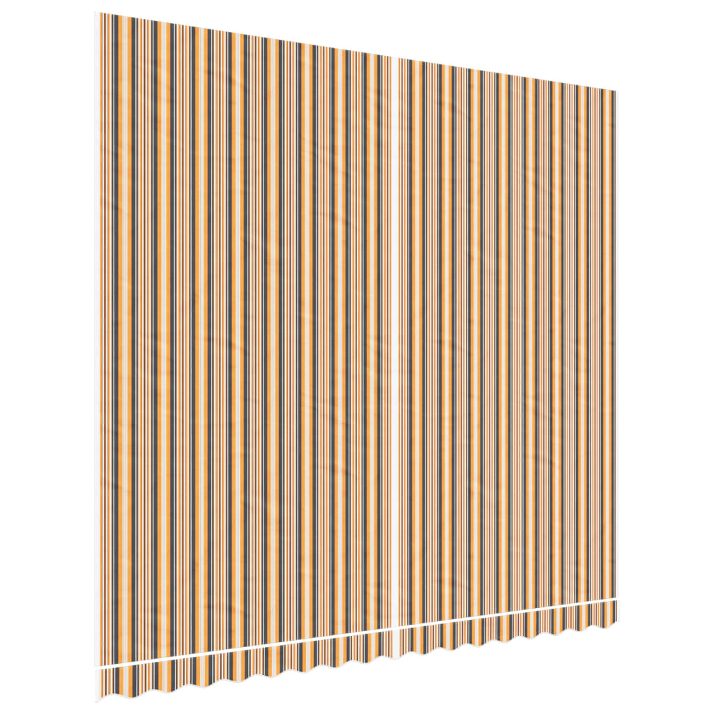 Erstatningsduk for markise flerfarget stripe 4x3,5 m