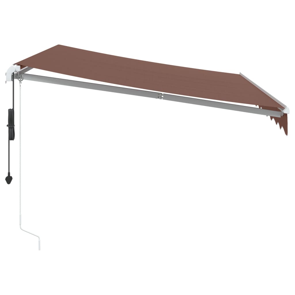 Automatisk uttrekkbar markise burgunder 300x250 cm