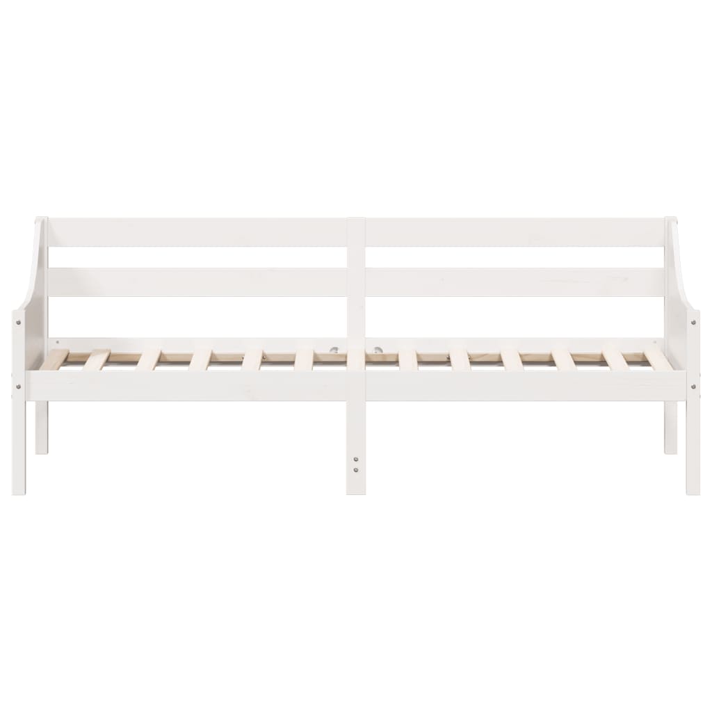 Dagseng uten madrass hvit 90x200 cm heltre furu