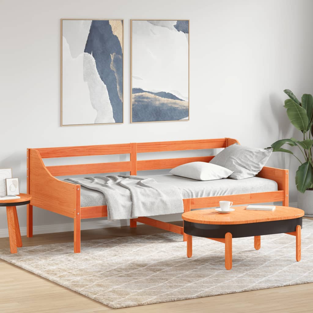Dagseng voksbrun 100x200 cm heltre furu