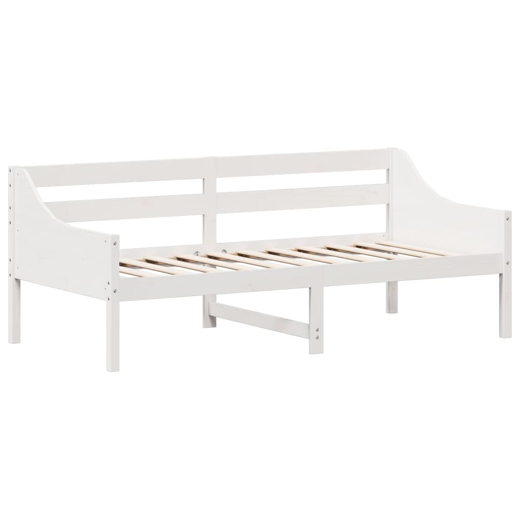 Dagseng uten madrass hvit 75x190 cm heltre furu